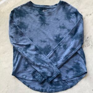 Zella Girls’ Blue Tie-Dye Top
